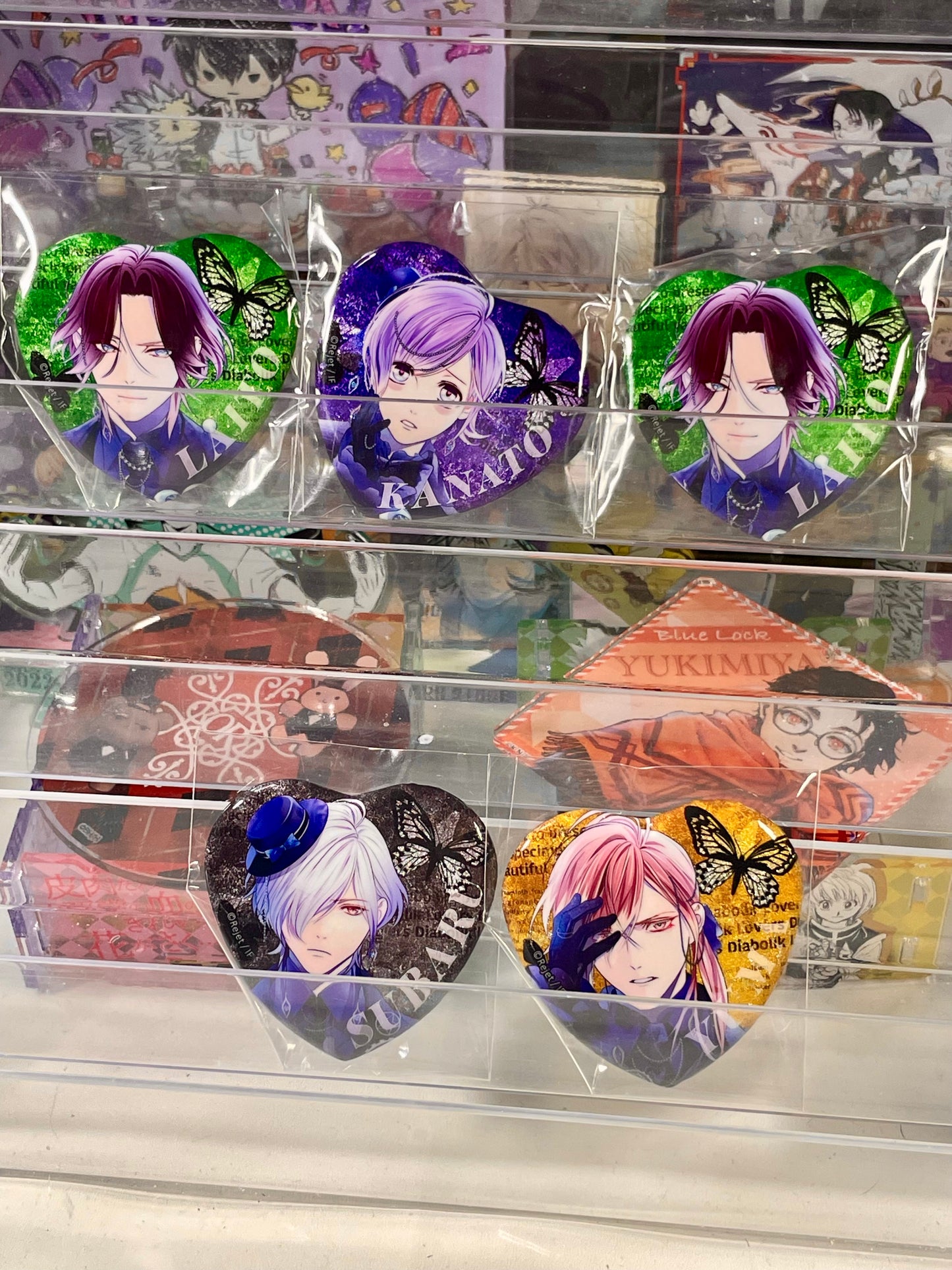 Diabolik Lovers - Secret Display - Pashakore - Heart Shaped Can Badge