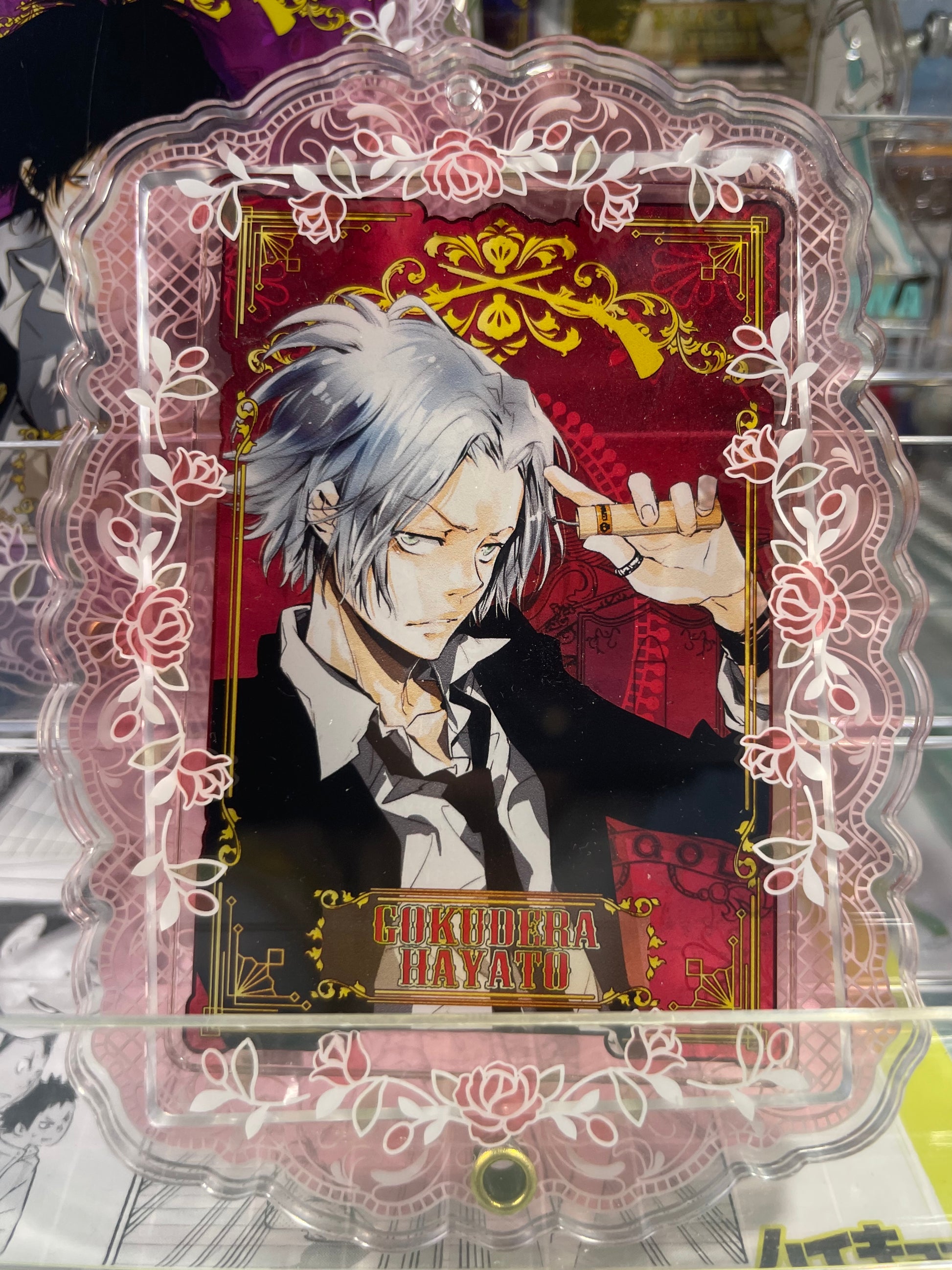 Katekyo Hitman REBORN! x SANRIO CHARACTERS 03/ C Gokudera Acrylic Figure  From JP