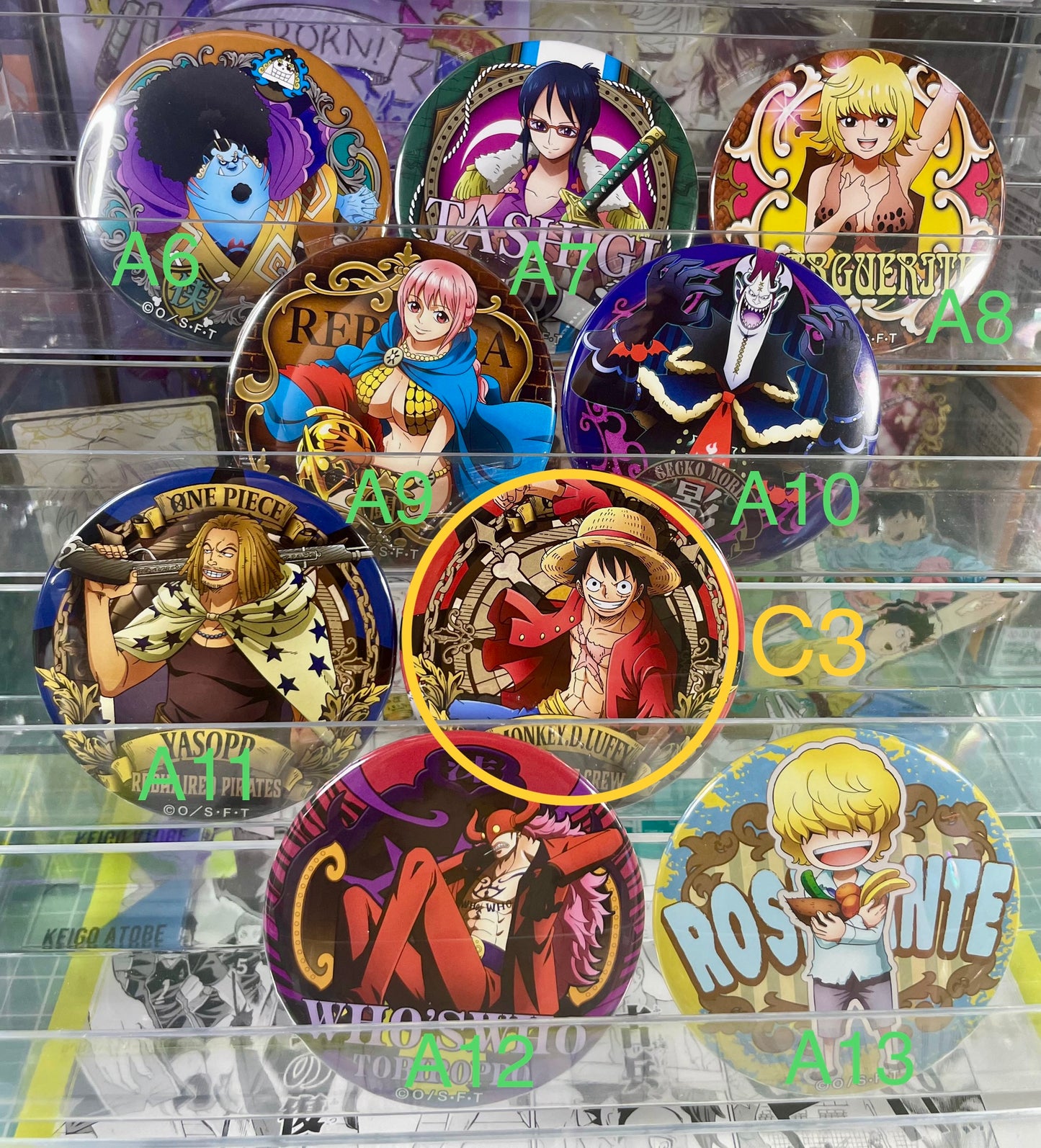 One Piece - 75mm Can badges