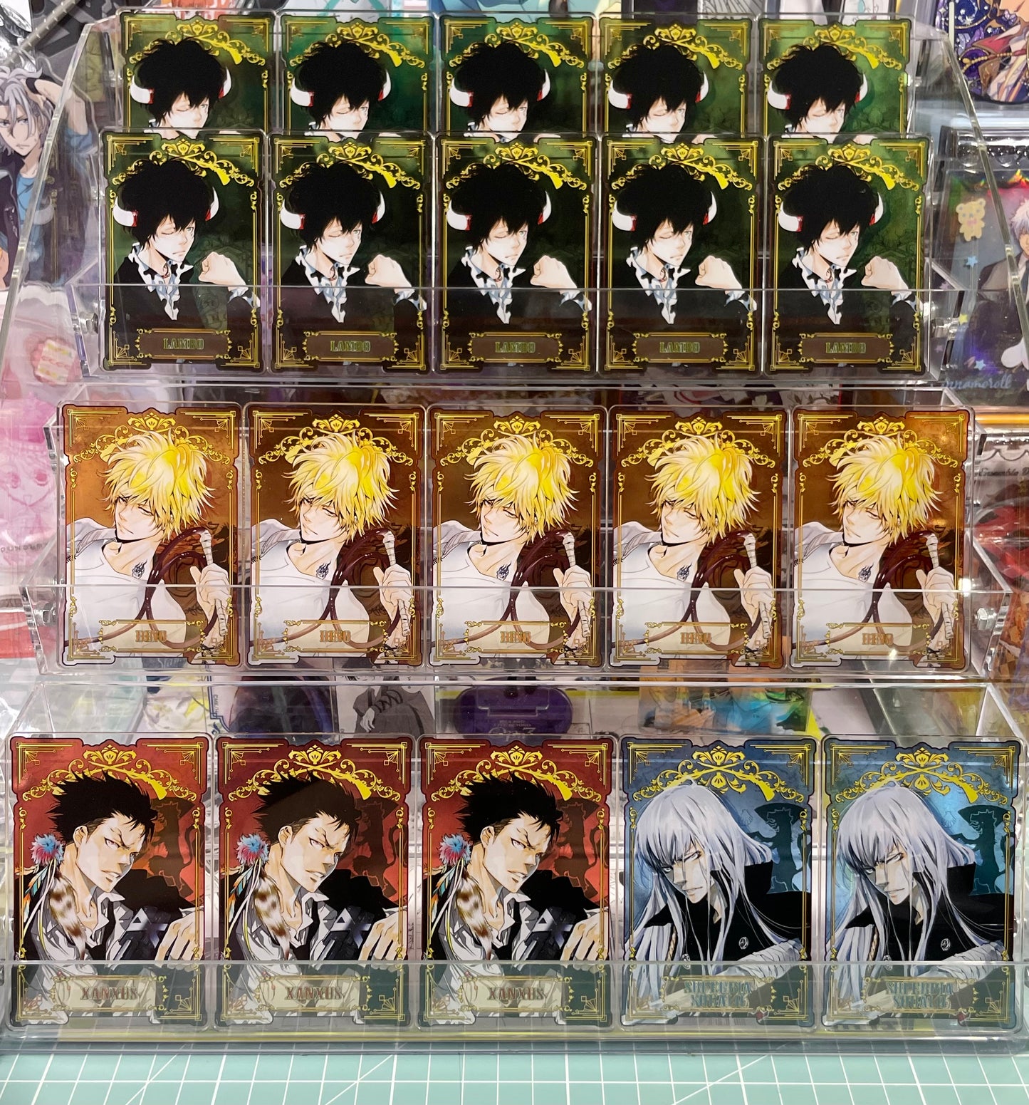 Katekyo Hitman Reborn - Acrylic Status/Data Card